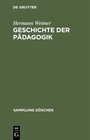 Buchcover Geschichte der Pädagogik