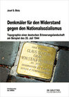 Buchcover Denkmäler für den Widerstand gegen den Nationalsozialismus