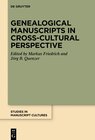 Buchcover Genealogical Manuscripts in Cross-Cultural Perspective