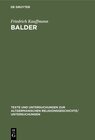 Buchcover Balder