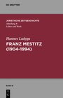 Buchcover Franz Mestitz (1904–1994)