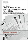 Buchcover Deutsch-jüdische Empfehlungsschreiben (1848–1945)