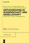 Buchcover Orthographie in Wissenschaft und Gesellschaft