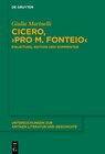 Buchcover Cicero, ›Pro M. Fonteio‹