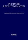Buchcover Der Reichstag zu Augsburg 1518