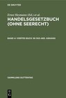 Buchcover Handelsgesetzbuch (ohne Seerecht) / Viertes Buch: §§ 343–460. Anhang