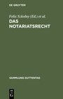 Buchcover Das Notariatsrecht