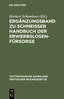 Buchcover Ergänzungsband zu Schmeisser Handbuch der Erwerbslosenfürsorge
