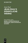 Buchcover Jean Paul: Jean Paul’s Sämmtliche Werke / Grönländische Prozesse, oder Satirische Skizzen