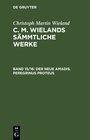 Buchcover Christoph Martin Wieland: C. M. Wielands Sämmtliche Werke / Christoph Martin Wieland: C. M. Wielands Sämmtliche Werke. B
