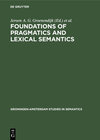 Buchcover Foundations of pragmatics and lexical semantics