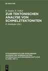 Buchcover Zur tektonischen Analyse von Schmelztektoniten