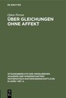 Buchcover Über Gleichungen ohne Affekt