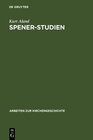 Buchcover Spener-Studien