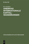 Buchcover Amerikas internationale Kapitalwanderungen