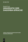 Buchcover Grammatik der Dagomba-Sprache