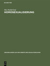 Buchcover Homosexualisierung