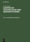 Buchcover E. Ristenpart: Chemische Technologie der Gespinstfasern / Die Ausrüstung (Appretur)