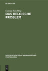 Buchcover Das belgische Problem