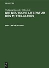 Buchcover Die deutsche Literatur des Mittelalters / Aalen - Futerer