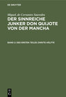 Buchcover Miguel, de Cervantes Saavedra: Der sinnreiche Junker Don Quijote von der Mancha / Des ersten Teiles zweite Hälfte