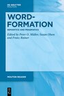 Buchcover Word-Formation - Semantics and Pragmatics