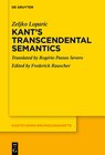 Buchcover Kant’s Transcendental Semantics