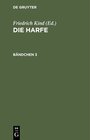 Buchcover Die Harfe / Die Harfe. Bändchen 3