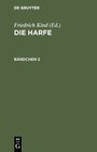 Buchcover Die Harfe / Die Harfe. Bändchen 2