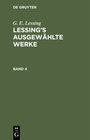 Buchcover G. E. Lessing: Lessing’s ausgewählte Werke / G. E. Lessing: Lessing’s ausgewählte Werke. Band 4