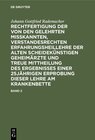 Buchcover Johann Gottfried Rademacher: Rechtfertigung der von den Gelehrten... / Johann Gottfried Rademacher: Rechtfertigung der v