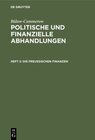 Buchcover Bülow-Cummerow: Politische und finanzielle Abhandlungen / Die preußischen Finanzen