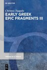 Buchcover Early Greek Epic Fragments III