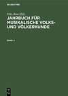 Buchcover Jahrbuch für musikalische Volks- und Völkerkunde / Jahrbuch für musikalische Volks- und Völkerkunde. Band 4
