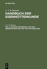 Buchcover C. J. B. Karsten: Handbuch der Eisenhüttenkunde / Von den Eisenerzen, von den Brennmaterialien und von den Gebläsen