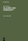 Buchcover Karel Mácha: Glaube und Vernunft / 1800–1900