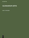 Buchcover Glossarium Artis / Festungen