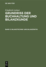 Buchcover Friedrich Leitner: Grundriss der Buchhaltung und Bilanzkunde / Bilanztechnik und Bilanzkritik