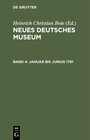 Buchcover Neues Deutsches Museum / Januar bis Junius 1791