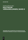 Buchcover Politische Verhandlungen, Band 8