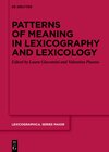 Buchcover Patterns of meaning in lexicography and lexicology