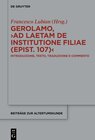 Buchcover Gerolamo, ›Ad Laetam de institutione filiae (epist. 107)‹