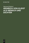Buchcover Heinrich von Kleist als Mensch und Dichter