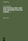 Buchcover Th. Schiemann: Deutschland und die große Politik anno ... / 1901