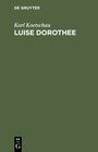 Buchcover Luise Dorothee
