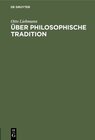 Buchcover Über philosophische Tradition