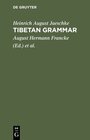 Buchcover Tibetan grammar