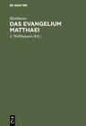 Buchcover Das Evangelium Matthaei