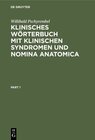 Buchcover Klinisches Wörterbuch mit klinischen Syndromen und Nomina Anatomica