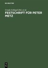 Buchcover Festschrift für Peter Metz